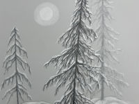 SnowyTrees by Jeanne Bates