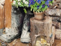Boots and Blooms  by Jennie Rogers