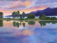 Samish Island Sunset by Judy Moritz